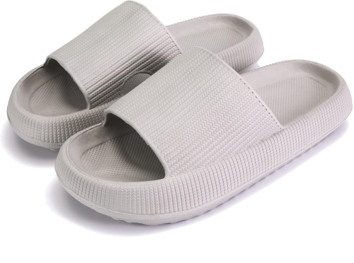 Cloud Slippers for Women and Men, Pillow House Slippers Shower Shoes Indoor Slid