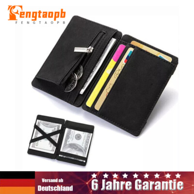 Mini Wallets for Men Geldbeutel Männer dünn Portmonee Brieftasche Geschenk DHL