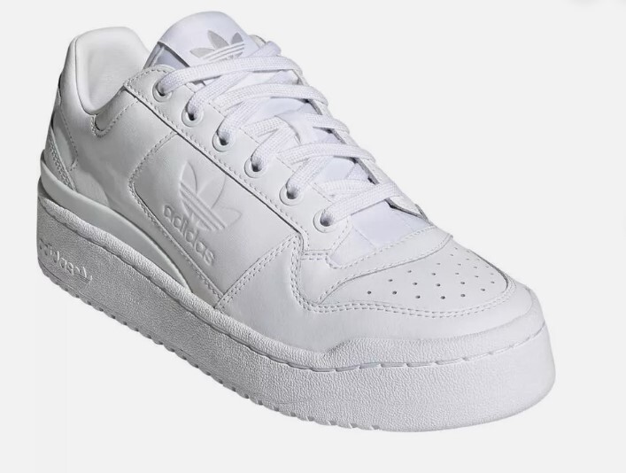 Adidas Originals Forum Bold Triple White Womens Size 8 Casual Sneakers FY9042