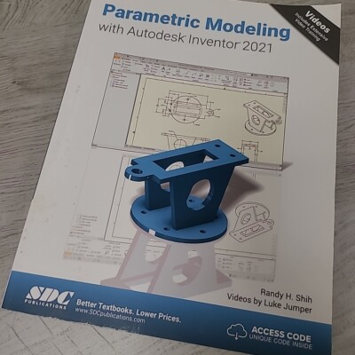 Parametric Modeling with Autodesk Inventor 2021 Textbook Book Pre-owned Used