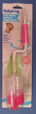 Babyking Easy Swivel Bottle and Nipple Brush Pink handle and sponge BK502