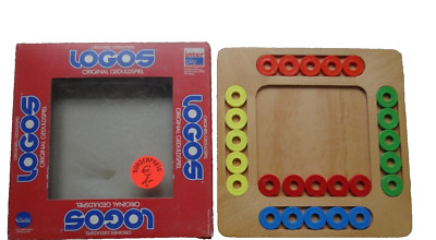 Logos Vintage Holz Geduld Spiel Brettspiel Geschicklichkeit Interplay NEU OVP #2