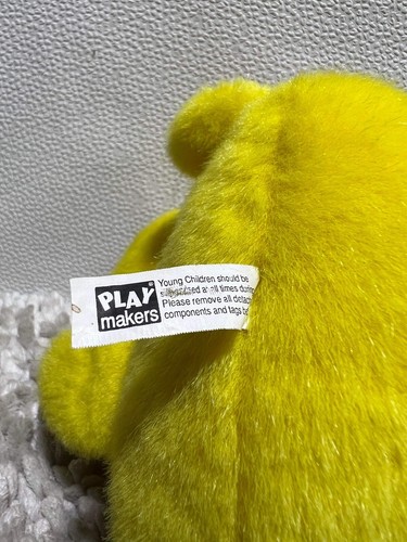 Playmakers Chick Duck Easter Plush Soft Toy vintage 8” - Picture 5 of 5