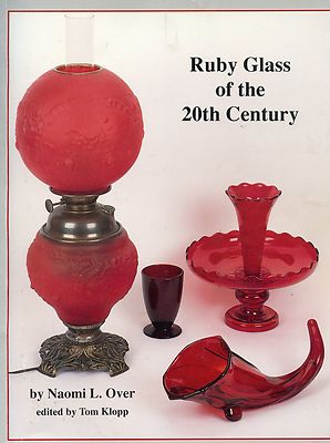 Ruby Art Glass - Makers Patterns Types / Illustrated Book + Values