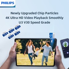 PHILIPS Multi-capacity Memory Card U3 V30 130MB/s Mobile Phone Tablet PC