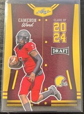 2023 Leaf Draft CLASS OF 2024 Gold CAMERON WARD #78 MIAMI