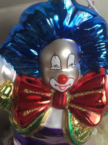 Kurt Adler Polonaise CLOWN GP682 Glass Ornament ~NIB - Picture 6 of 8
