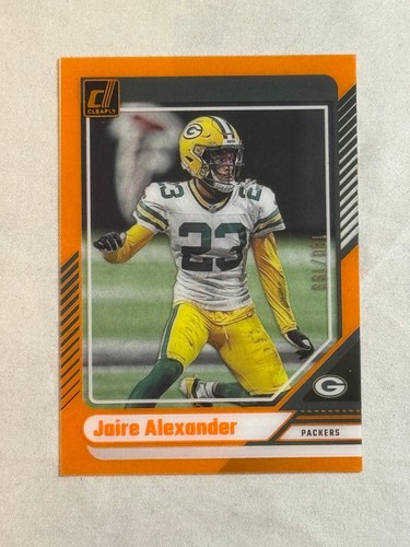 Panini Clearly Donruss Orange Jaire Alexander 2024/199 #22 Packers