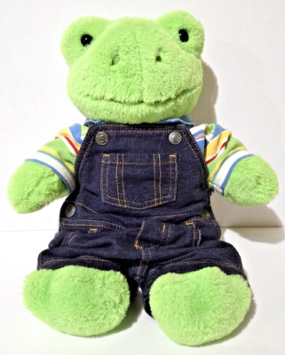 Build A Bear Spring Green Frog 16" Plush Stuffed Animal With Carters ...