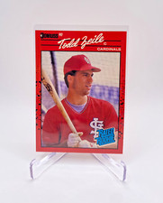 1990 Donruss Baseball Todd Zeile #29 Rated Rookie St. Louis Cardinals RC