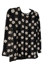 VTG Y2k Night Vogue Silk Sequin Beaded Jacket Duster S Evening Read Whimsigoth