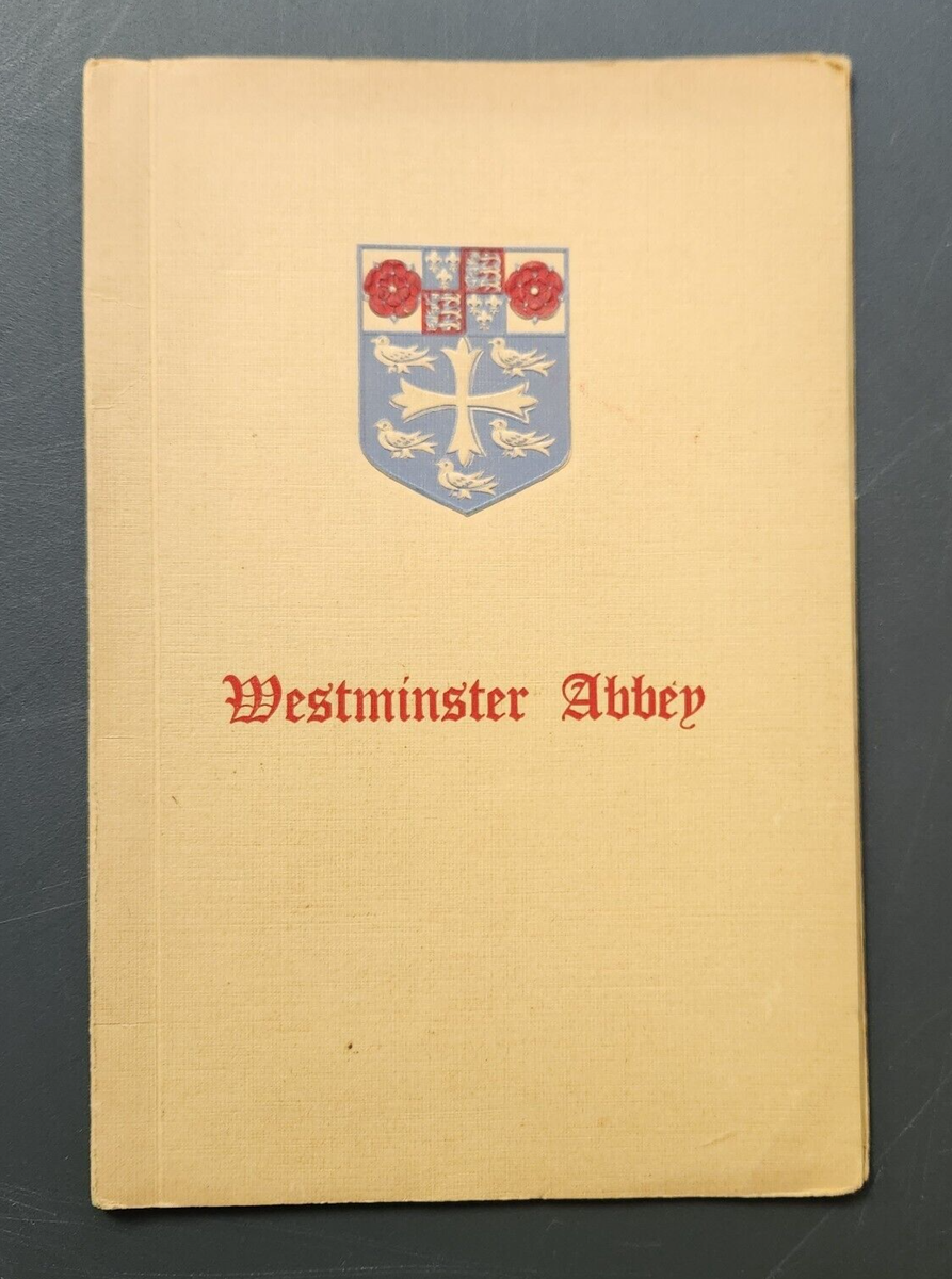 Westminster Abbey 1950's Vintage Tourist Book Pictures