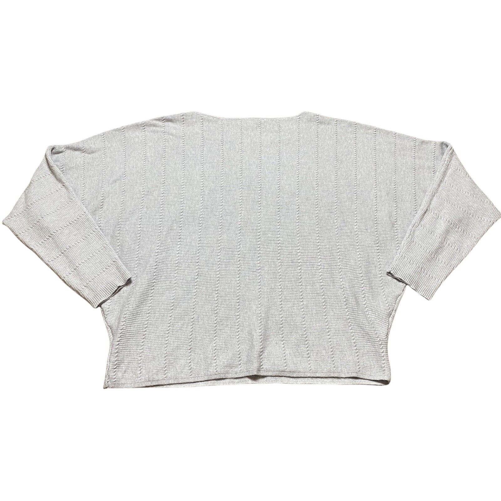 Cyrus Women L Sweater Gray Long Sleeve Pullover - image 5