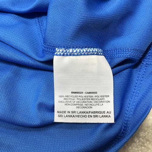 Nike Running Dri-Fit Womens Size L Blue Running For My Life Short Sleeve Shirt - Picture 7 of 10