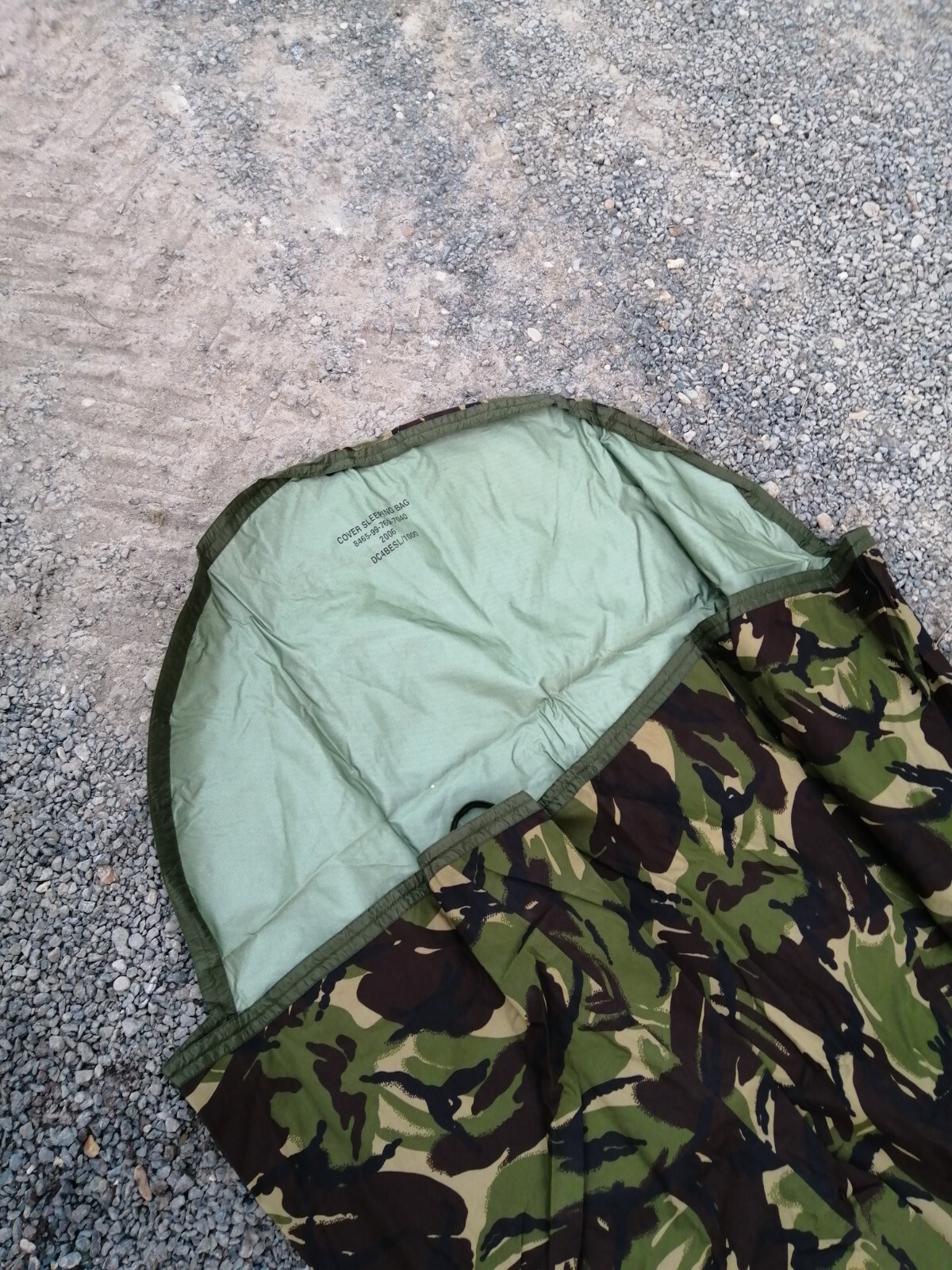 British Army Woodland DPM GoreTex Bivvy Bag Sleeping Bag Cover
