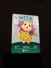 WILLOW ANIMAL CROSSING AMIIBO SERIES 1 CARD #097 TRACKED AU POST geniuine