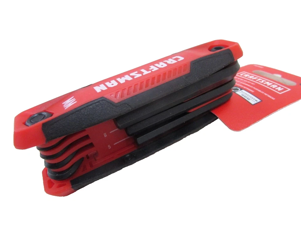NEW! CRAFTSMAN TOOLS 8-pc. METRIC FOLD-UP HEX KEY WRENCH SET, CMHT26007 - Image 3 of 4