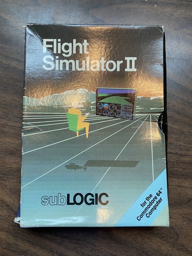 Vintage Commodore 64 game Flight Simulator II | eBay