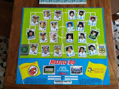 MEXICO 86 - PANINI - Poster La vache qui rit - con MARADONA                     