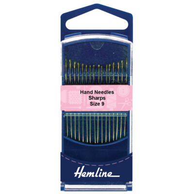 Hemline Premium Gold Eye Sharps Nadeln Gr��e 9