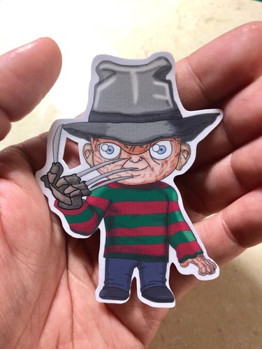 Pegatina para computadora portátil FREDDY KRUEGER Chibi - Imagen 2 de 2