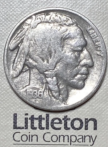 1936-P Buffalo/Indian Head Nickel - Original Clear Date - Littleton Coin Album
