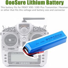 1 Confezione Aggiornamento 3000mah 7.4v Batteria Per Camion Trasmettitore Frsky Taranis X9D Plus