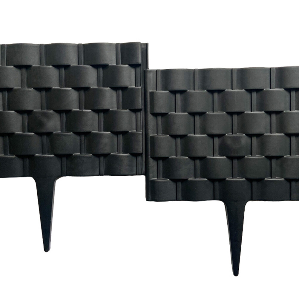 Easy Install Dented Design Courtyard Plant Bordering Lawn Fence Garden