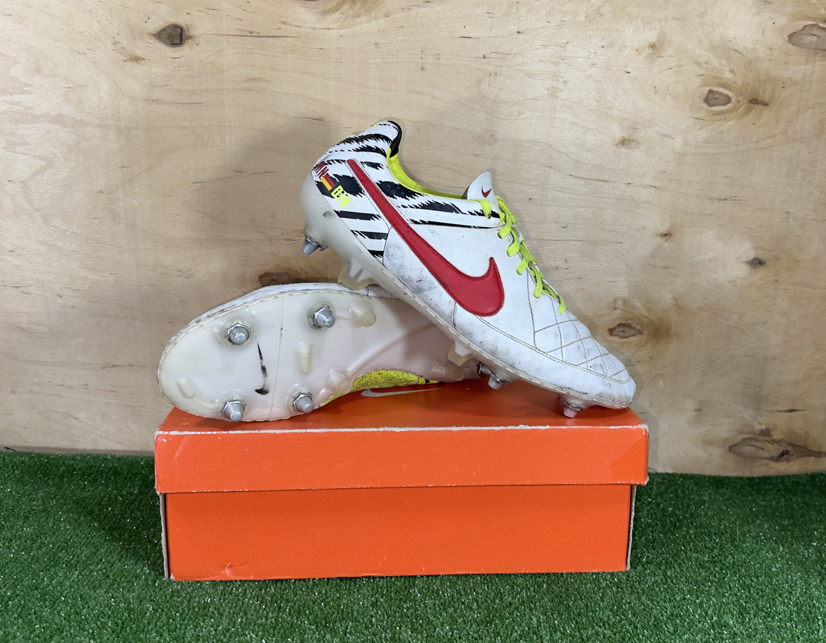 NIKE Tiempo Legend Ⅴ HG-E 25cm Nike Tiempo Legend V SG Elite White boots Cleats mens Football