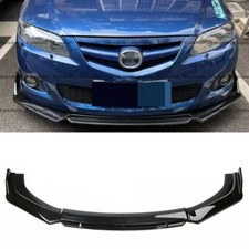 For Mazda 2 3 6 Universal Front Bumper Lip Spoiler Splitter Glossy Black For Mazda 2 3 6 Universal Front Bumper Lip Spoiler Splitter Glossy Black