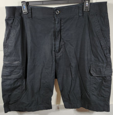 WearFirst Men  s 42 Shorts Black Classic Fit Stretch Waist Cargo