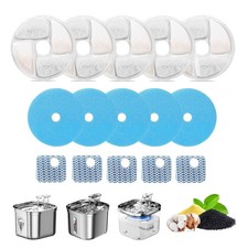 Cat Water Fountain Filter,Cat Fountain Filters Replacement for Square 2.2L/73...