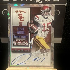 2015 Panini Contenders - Rookie Ticket RPS Nelson Agholor #230 Cracked Ice...