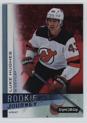 2023 Upper Deck Synergy Rookie Journey Away Red /599 Luke Hughes #RJ-2 RC 11jd