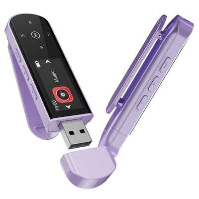 64GB USB MP3 Player with Bluetooth 5.3, Clip Jam Portable Music Player for Sp...
