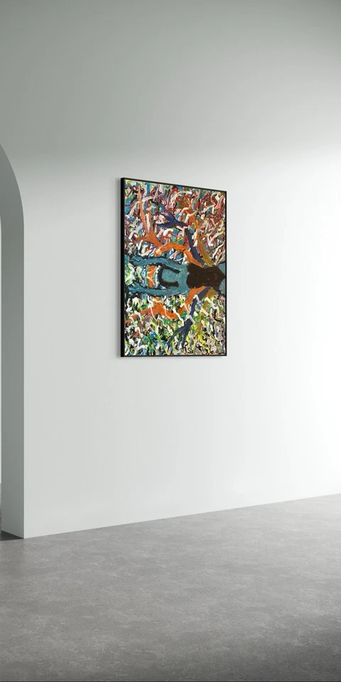 Daniel Pultorak Kunst Acryl Gerahmt Unikat Original Malerei Abstrakt - Bild 3 von 4