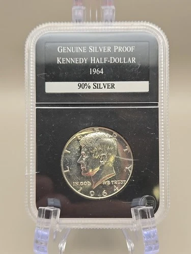 1964 Kennedy Silver Proof Half Dollar 50c