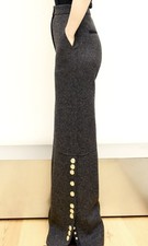 warme Hose KHAITE Krisla embellished wool-ble...
