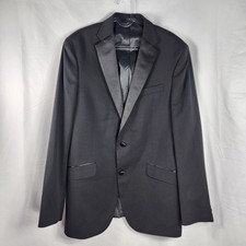 Kenneth Cole Reaction Techni  Cole Blazer Jacket Mens 42L 42 L Stretch Suit Coat