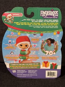 NEW Fingerlings Baby Monkey Snowbelle Figure - 2023 Holiday - New In Box