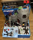 Vintage Playmobil Wolf Knights Clan Figures Scene Parts 3274 Incomplete See Pics