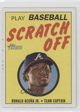 2020 Topps Heritage 1971 Topps Baseball Scratch-Offs Ronald Acuna Jr #5 00jz
