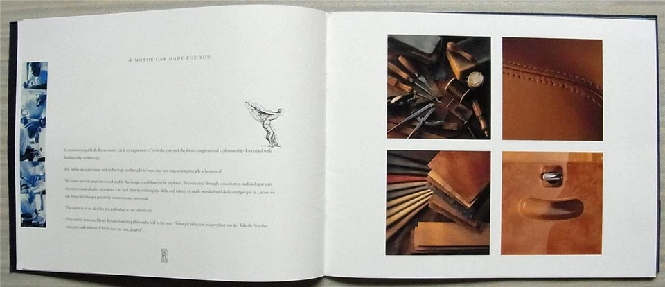 Folleto de venta de autos Rolls Royce Silver Spur & Silver Dawn c1990 + 2 placas de colores Foto 3 de 4