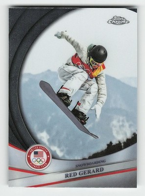 2026 Topps Chrome U.S. Winter Olympics #19 Red Gerard