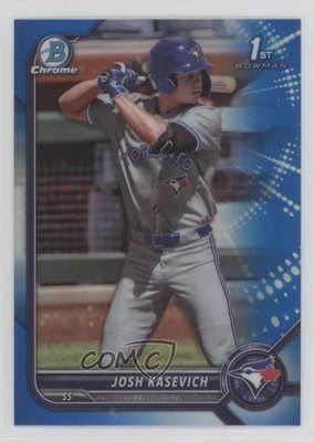 2022 Bowman Draft Chrome Blue Refractor 128/150 Josh Kasevich #BDC-45 0wv1