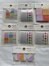 Planner Sticker Sheets Bundle Lot of 7 Mixed Themes