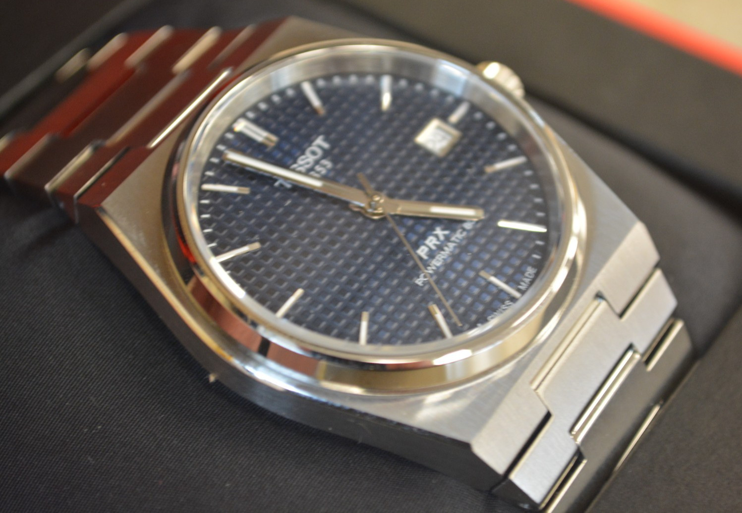 Tissot PRX Powermatic 80 Blue Men's Watch *New* FREE SHIPPING image 4