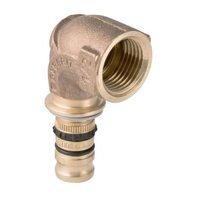 Geberit Mepla Übergangsbogen 603258005 Ø 26mmxRp 1, Rotguss, 90Grad, mit IG
