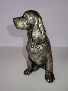 English Springer Spaniel Cast Figurine - Nice Appearance!