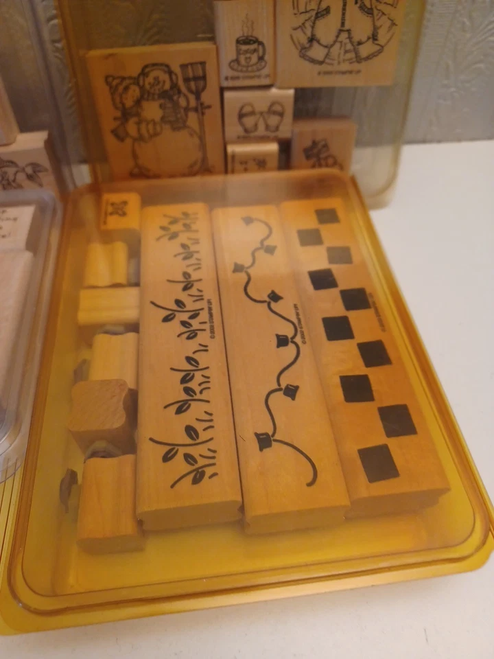 Lote de 4 juegos de estampillas estampadas Foto 3 de 4